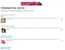 Tablet Screenshot of ingyenestermekmintak.blogspot.com