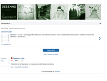 Tablet Screenshot of desenho1faup.blogspot.com