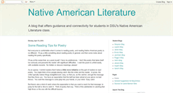 Desktop Screenshot of nat-am-lit.blogspot.com