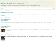 Tablet Screenshot of nat-am-lit.blogspot.com