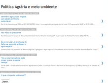 Tablet Screenshot of politicaagrariaemeioambiente.blogspot.com