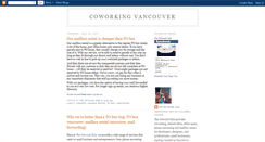 Desktop Screenshot of coworkingvancouver.blogspot.com