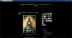 Desktop Screenshot of loveismagicdecompressed.blogspot.com