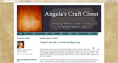 Desktop Screenshot of angelascraftcloset.blogspot.com