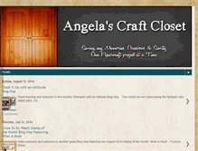 Tablet Screenshot of angelascraftcloset.blogspot.com