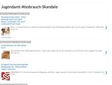 Tablet Screenshot of jugendamt-missbrauch-skandale.blogspot.com