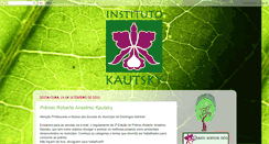 Desktop Screenshot of institutokautsky.blogspot.com