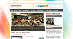 Desktop Screenshot of distrito7.blogspot.com