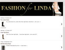 Tablet Screenshot of fashionforlinda.blogspot.com