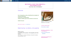 Desktop Screenshot of convozpropia-novedades.blogspot.com