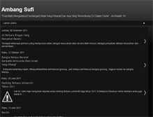 Tablet Screenshot of ambangsufi.blogspot.com