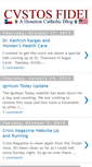 Mobile Screenshot of custosfidei.blogspot.com