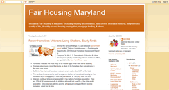 Desktop Screenshot of fairhousingmaryland.blogspot.com