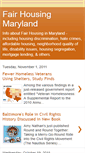 Mobile Screenshot of fairhousingmaryland.blogspot.com