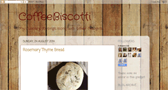 Desktop Screenshot of coffeebiscotti.blogspot.com