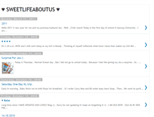 Tablet Screenshot of neverendingsweetlife.blogspot.com