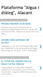 Mobile Screenshot of aigua-i-dialeg.blogspot.com