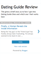 Mobile Screenshot of datingguidereview.blogspot.com