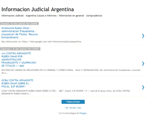 Tablet Screenshot of judicialargentina.blogspot.com
