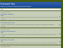 Tablet Screenshot of entrecard-tips.blogspot.com
