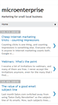 Mobile Screenshot of micro-enterprise.blogspot.com