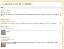 Tablet Screenshot of linguistgenealogist.blogspot.com