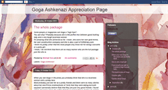 Desktop Screenshot of gogaashkenaziappeciation.blogspot.com