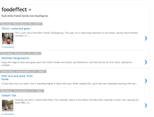 Tablet Screenshot of foodeffect.blogspot.com
