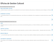 Tablet Screenshot of gestionculturalenred.blogspot.com