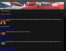 Tablet Screenshot of boxingupdatesblog.blogspot.com