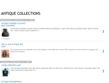 Tablet Screenshot of antiquecollections.blogspot.com