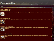 Tablet Screenshot of experienceshiro.blogspot.com