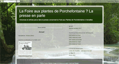 Desktop Screenshot of foireauxplantespresse.blogspot.com