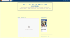 Desktop Screenshot of healingmusicforbabyboomers.blogspot.com