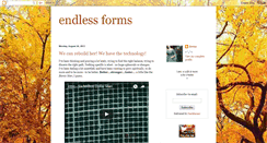 Desktop Screenshot of endlessforms.blogspot.com