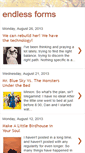 Mobile Screenshot of endlessforms.blogspot.com
