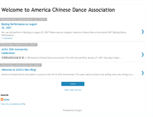 Tablet Screenshot of americachinesedanceassociation.blogspot.com