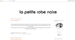 Desktop Screenshot of la-petiterobenoire.blogspot.com