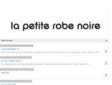 Tablet Screenshot of la-petiterobenoire.blogspot.com