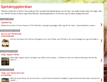 Tablet Screenshot of knypplerskan.blogspot.com