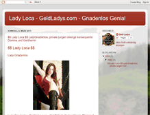 Tablet Screenshot of lady-loca-gnadenlos.blogspot.com