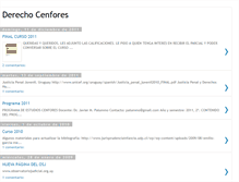 Tablet Screenshot of derechocenfores.blogspot.com