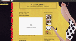 Desktop Screenshot of geishastyle.blogspot.com