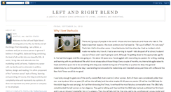 Desktop Screenshot of leftandrightblend.blogspot.com