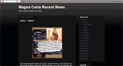 Desktop Screenshot of magnacartapress.blogspot.com
