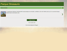 Tablet Screenshot of parquedinosaurio.blogspot.com