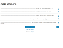 Tablet Screenshot of juegosanahoria.blogspot.com