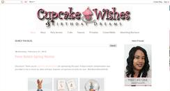 Desktop Screenshot of cupcakewishesandbirthdaydreams.blogspot.com
