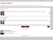 Tablet Screenshot of micheal-elliott.blogspot.com