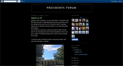 Desktop Screenshot of presidentsforum.blogspot.com